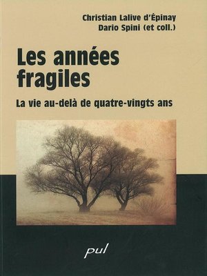 cover image of Les années fragiles